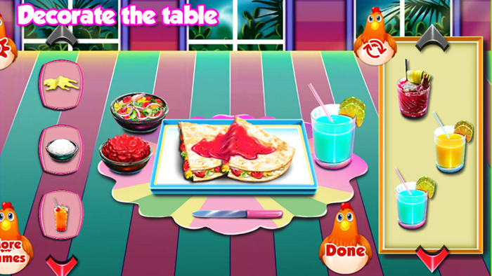 Chicken Quesadilla Cooking