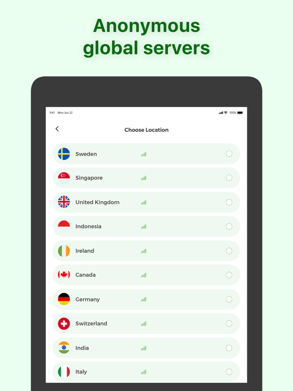 App VPN - Super Fast Unlimited iPad screenshot 9 - Utilities app