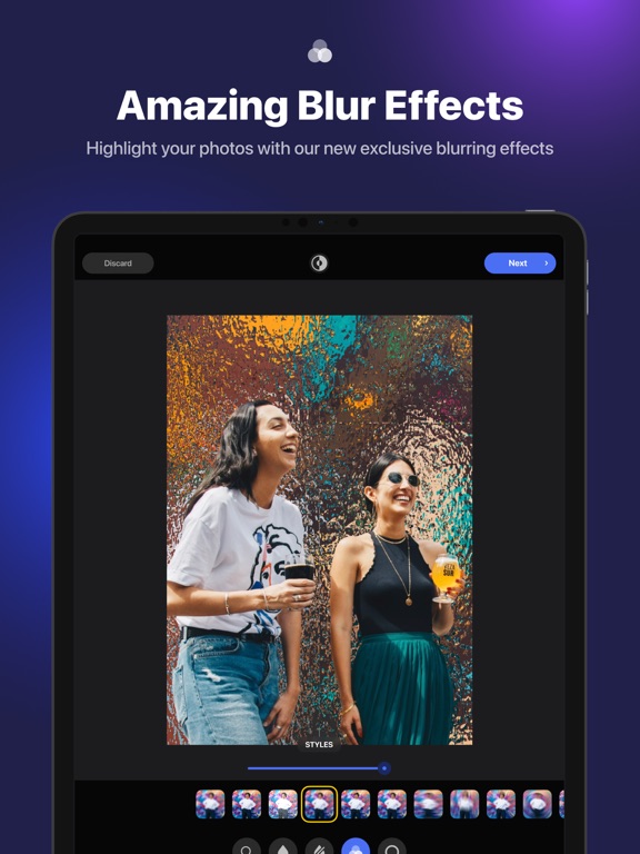 Blur Photo. iPad screenshot 5 - Graphics & Design app