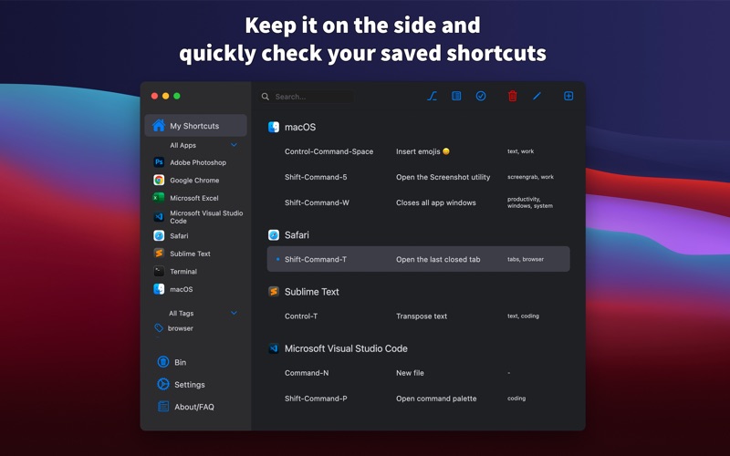 Shortcut Keeper Screenshot