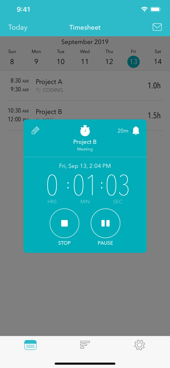 Timesheet - Time Tracker