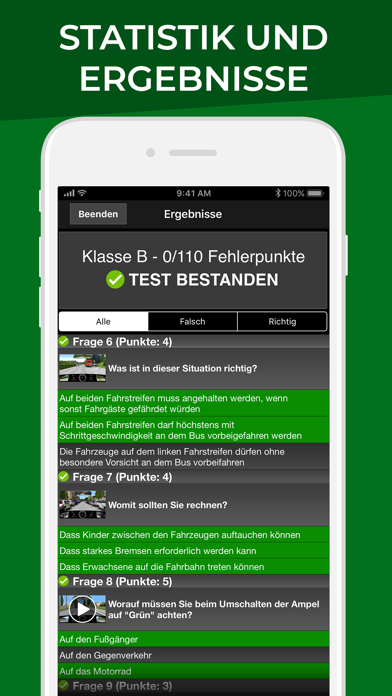 iFahrschulTheorie Führerschein Screenshot