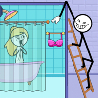 Stickman Thief Puzzle IQ Game