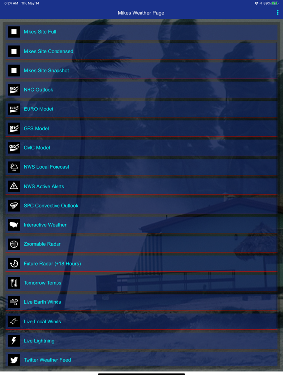 Screenshot #5 pour Mike's Weather Page