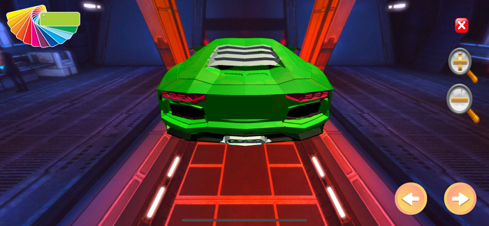 Car 3D Design Custom Color Art