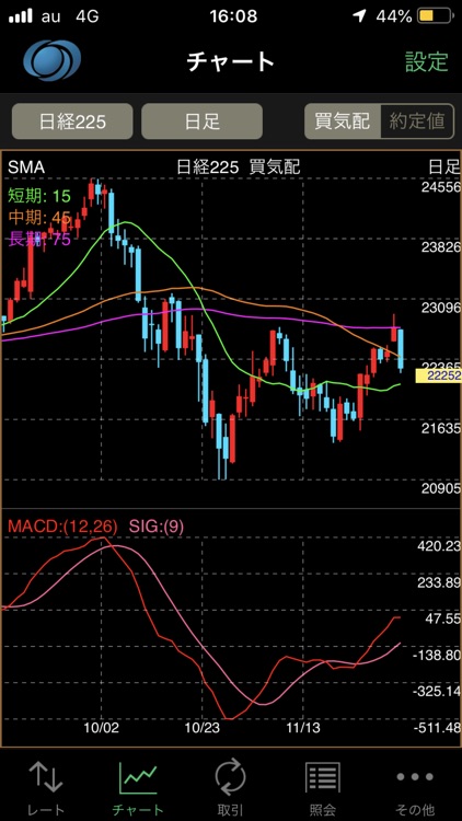 日産証券 くりっく株365