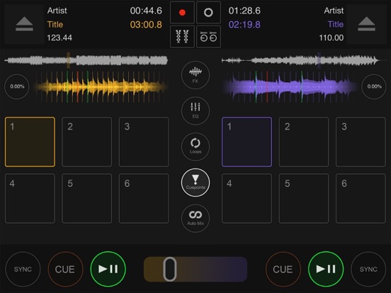 DJ DEX - The DJ Mixing App iPad app afbeelding 6
