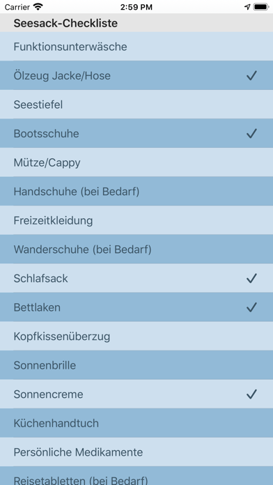 AK Segelreisen Screenshot