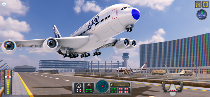 City Airplane Pilot Flight Sim