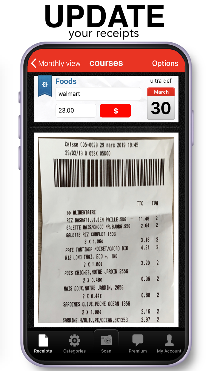 Scanner App Scan Ticket
