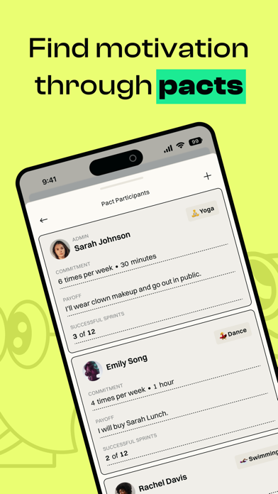 Fitness Pact: Get Fit Together Screenshot