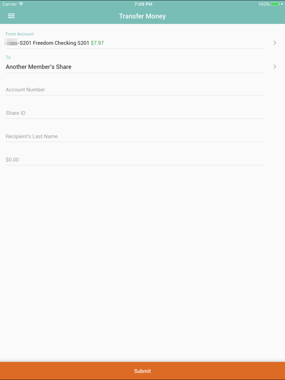 Lutheran Federal Credit Union iPad screenshot 3 - Finance app