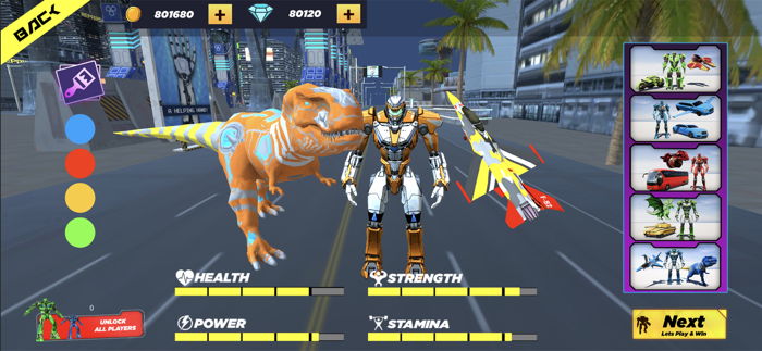 Flying Robot Transformation