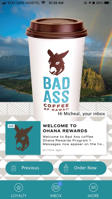 Bad Ass Coffee of Hawaii Screenshot