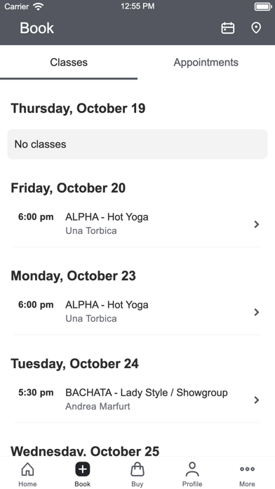 HOTHAUS Yoga Screenshot