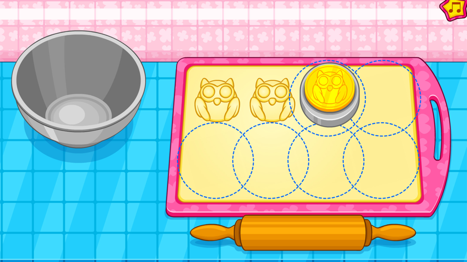 #4. Cooking owl cookies game (iOS) 由: Les Placements R.A. Inc.
