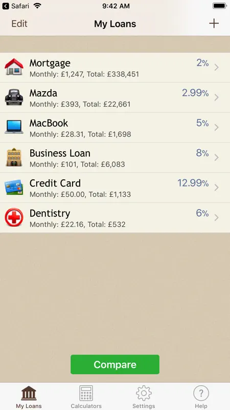 Loan Calculator + screenshot 1 of 5