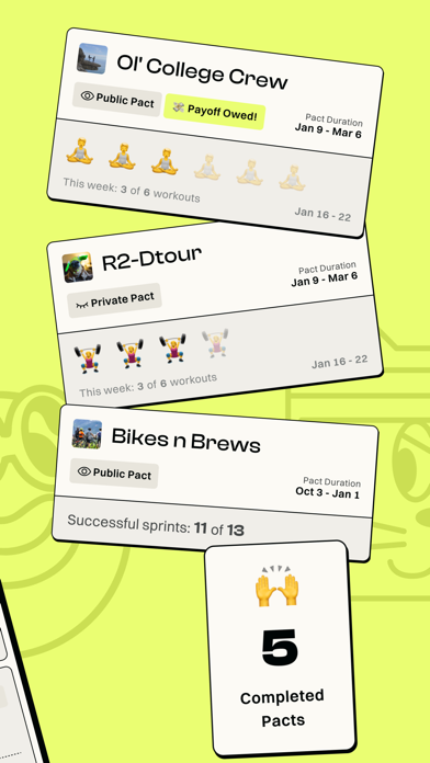 Fitness Pact: Get Fit Together Screenshot