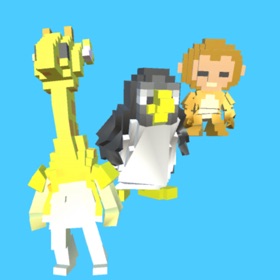 シンプルパズル動物ならべ