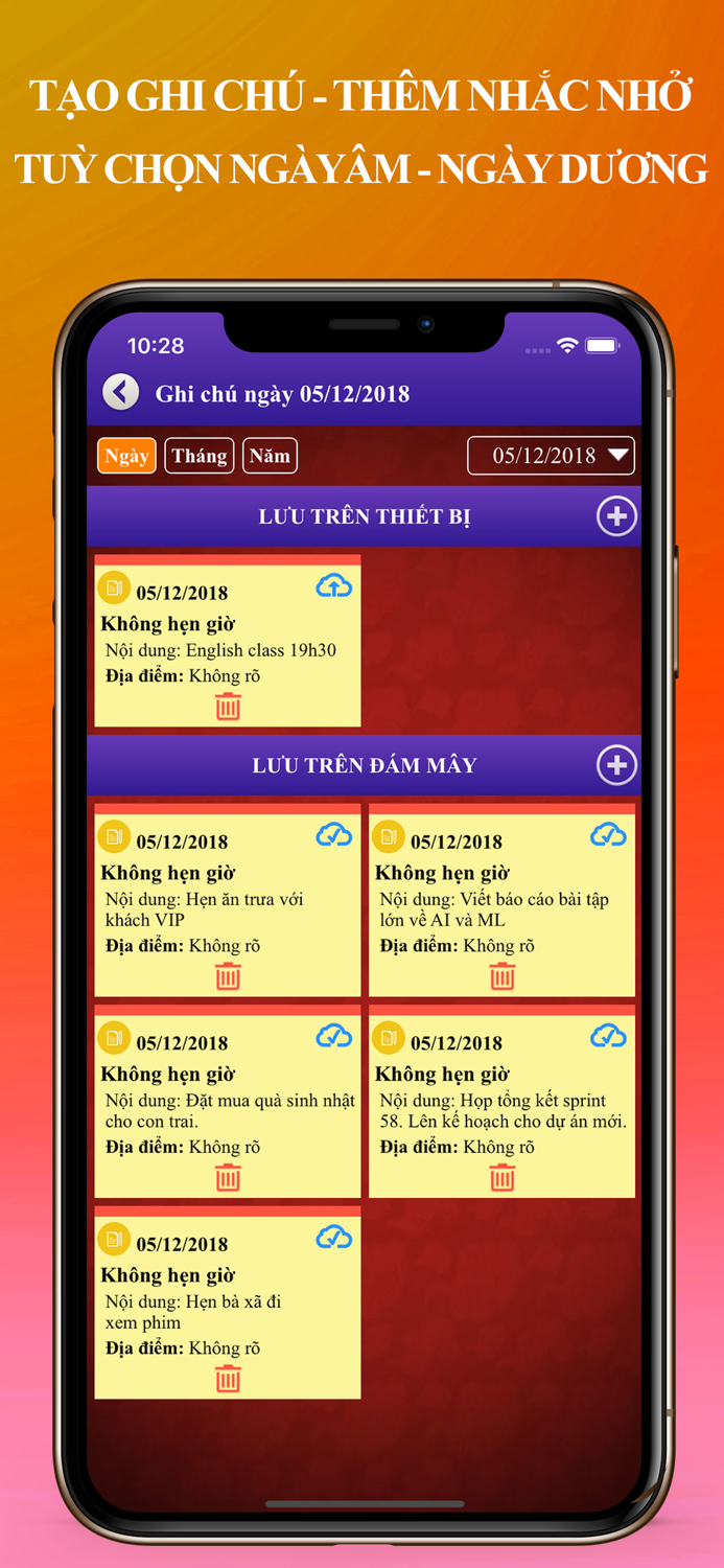 Lịch Vạn Niên 2024 - Lịch Âm