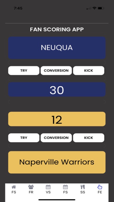 Neuqua Wildcats Rugby Fan App Screenshot