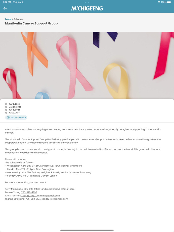 M’Chigeeng First Nation