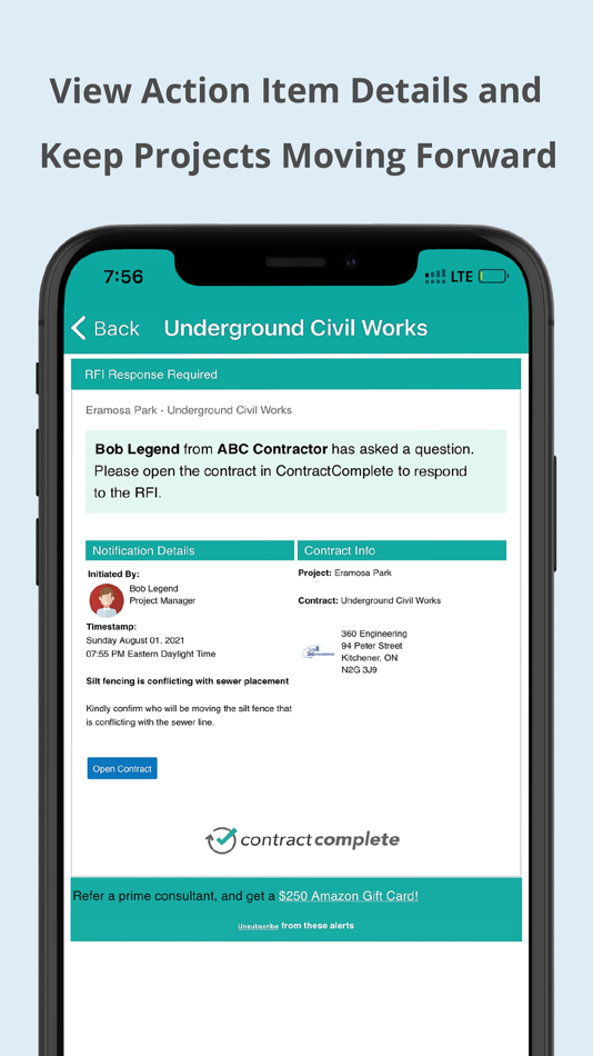 #8. Contract Complete (iOS) By: ContractComplete