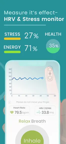 Game screenshot Breathing & HRV: MindBreath hack