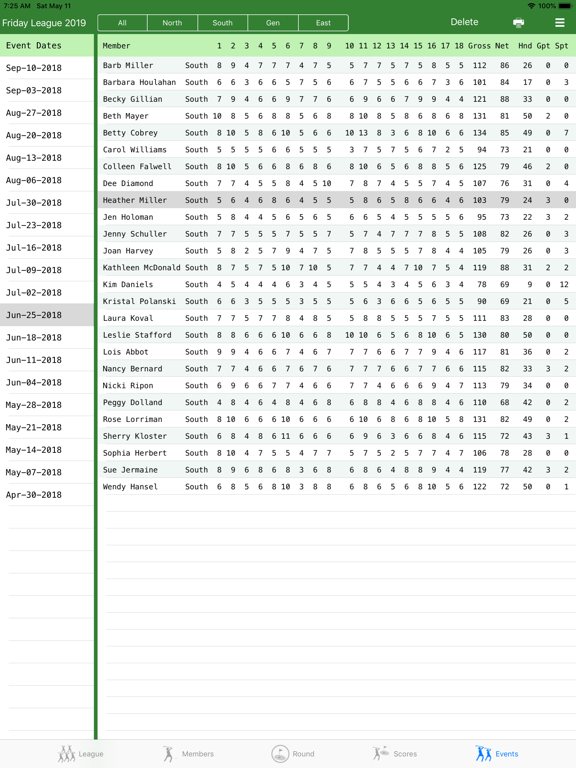 EaGolfe iPad screenshot 7 - Sports app