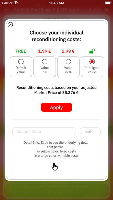 Auto Price APP Screenshot