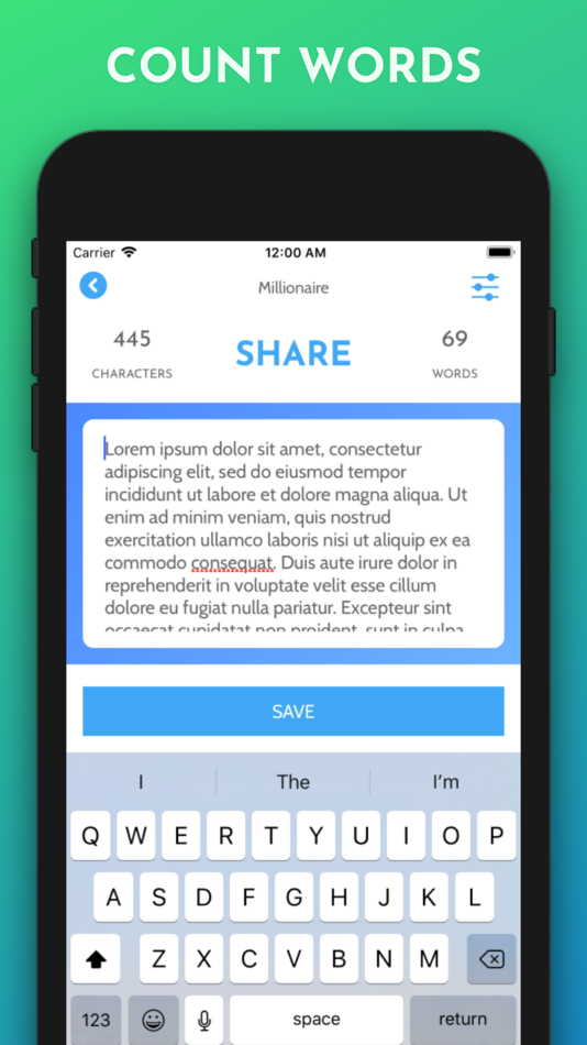 #1. Word Counter & Notes (iOS) 由: Karawita Arachchige Dilanthika Eshani Kumari Karawita