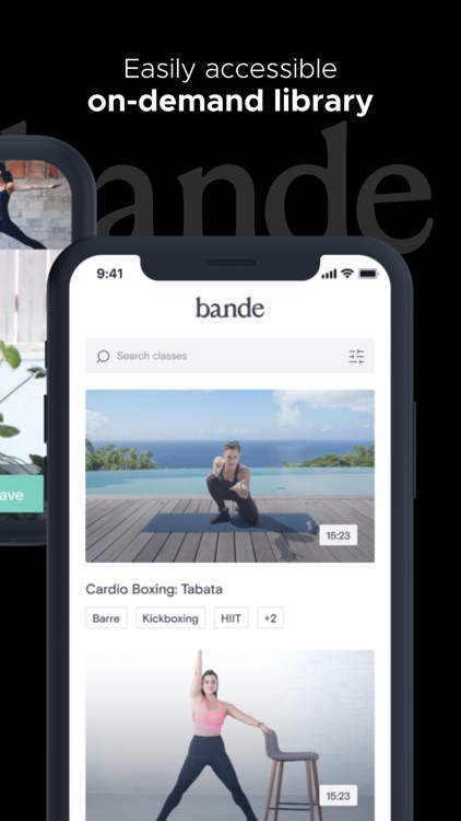 bande: workout classes at home screenshot-4