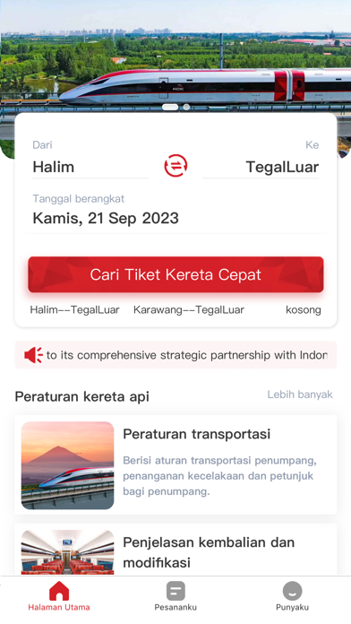 Whoosh - Kereta Cepat Screenshot
