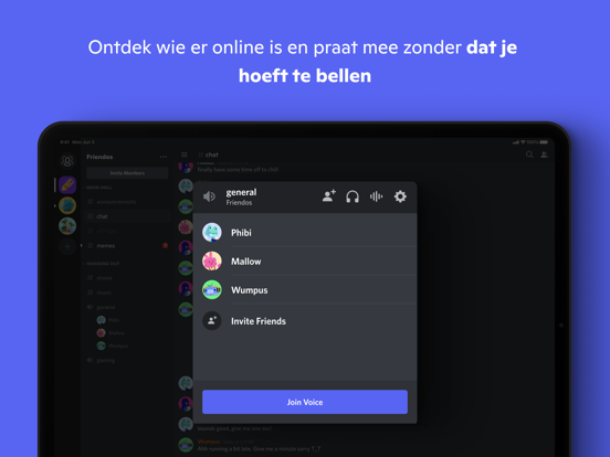 Discord - Praat & chat samen iPad app afbeelding 4