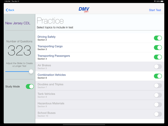 New Jersey CDL Test Prep