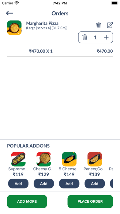 La Milano Pizzeria Screenshot