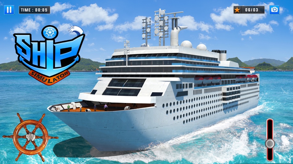 #4. Ship Simulator Cruise Driving (iOS) Podle: Frigate Games