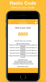 Radio Code Renault screenshot