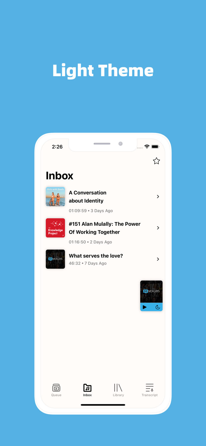 Lightcast - AI Podcast Player