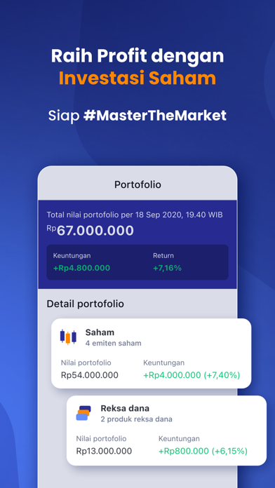 BMoney - Saham & Reksadana Screenshot