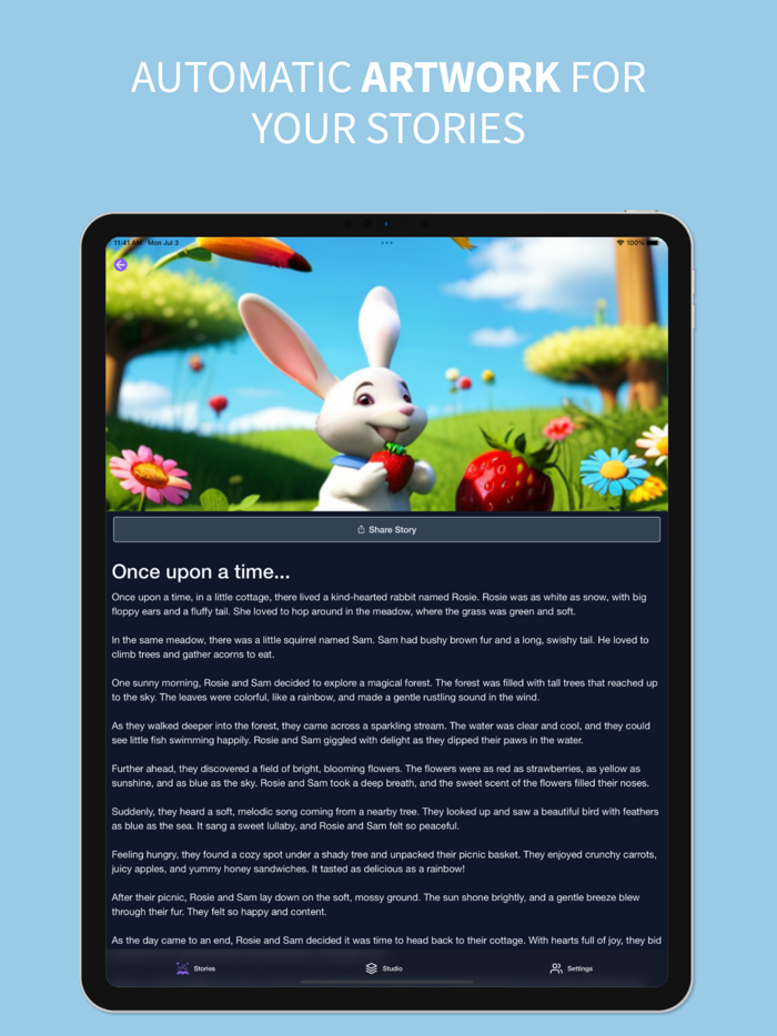 Tell Me A Story - AI Stories