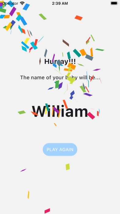 Baby Name - AI Celebrities Screenshot