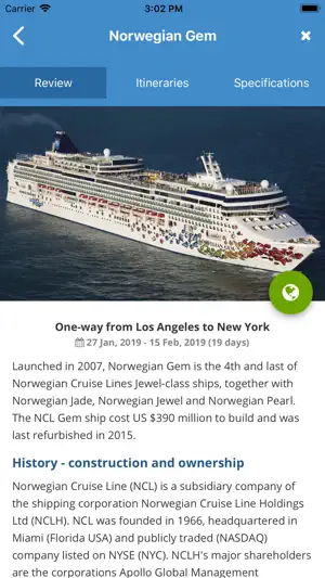 CruiseMapper screenshot 3