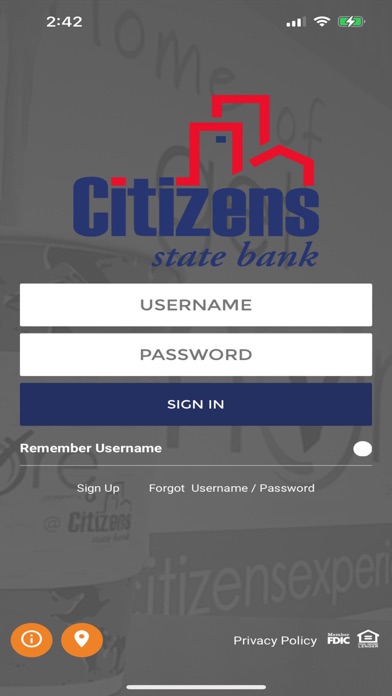 Citizens Digital Screenshot