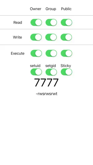 Chmod Calculator screenshot 2