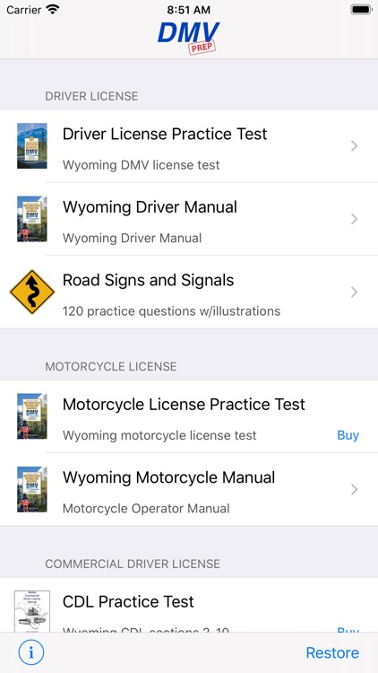 Wyoming DMV Test Prep
