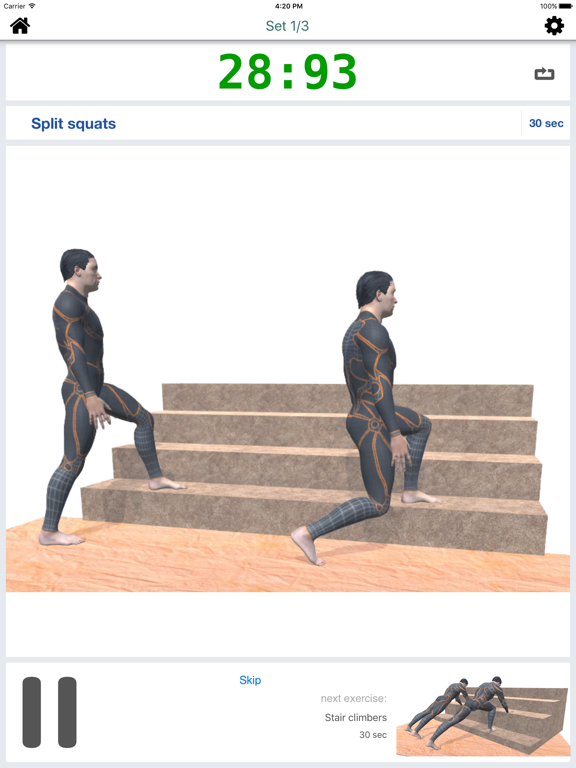 Screenshot #6 pour Stairs Workout Challenge