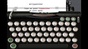 miTypewriter screenshot