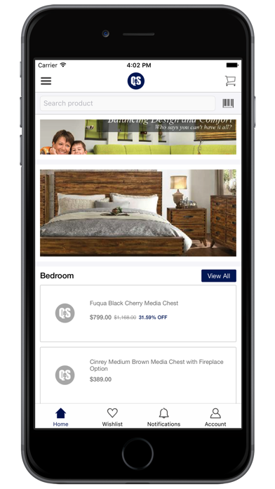 QeS Furniture Screenshot