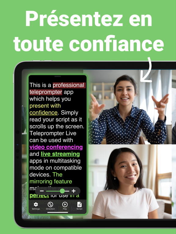 Screenshot #4 pour Prompt+ Téléprompteur